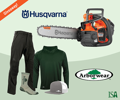 Arborwear and Husqvarna giveaways - Tree Climber Summit