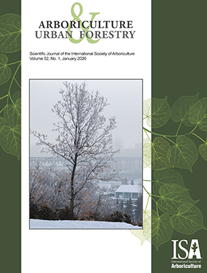 Urban Forestry - Jan 2026 - Vol 52 # 1