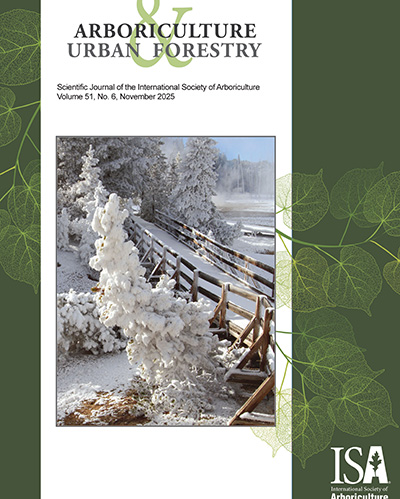 November Issue of Arboriculture & Urban Forestry Now Online!