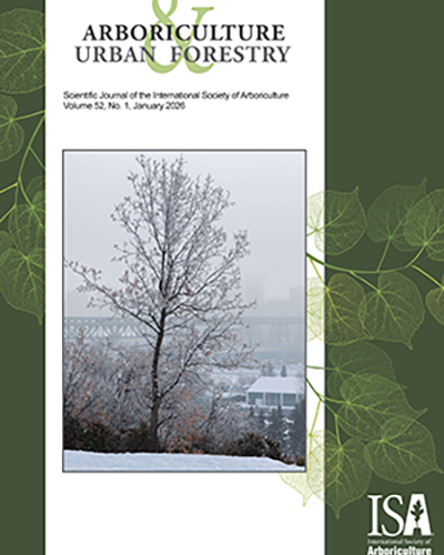 January Issue of Arboriculture & Urban Forestry Now Online!