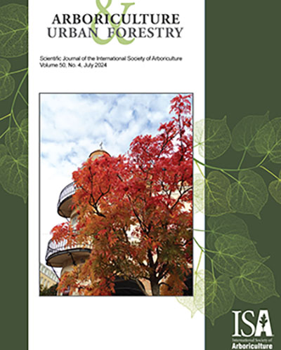 July 2024 Issue of Arboriculture & Urban Forestry Now Online!