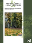 September Issue of Arboriculture & Urban Forestry Now Online