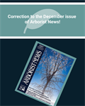 Correction to the December Issue of Arborist News