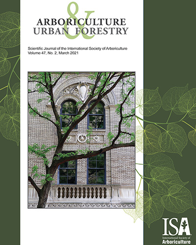 March issue of Arboriculture & Urban Forestry Now Online