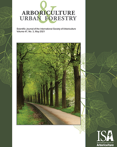 May 2021 Issue of Arboriculture & Urban Forestry Now Online