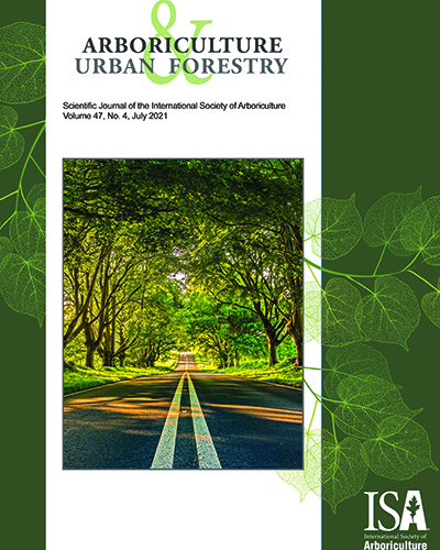 July Issue of Arboriculture & Urban Forestry Now Online!