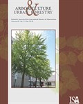 May Issue of Arboriculture and Urban Forestry Now Online