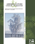 January 2022 Issue of Arboriculture & Urban Forestry Now Online!