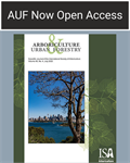 Arboriculture & Urban Forestry Switching to an Open Access Model