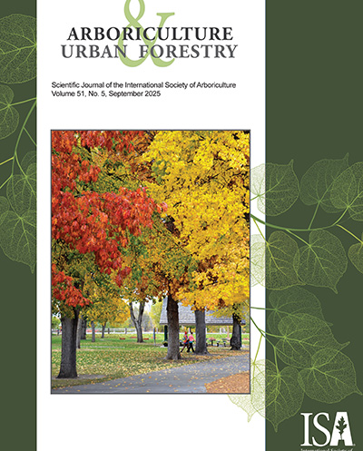 September Issue of Arboriculture & Urban Forestry Now Online!