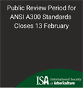 Public Review Period for ANSI A300 Standards Closes 13 February