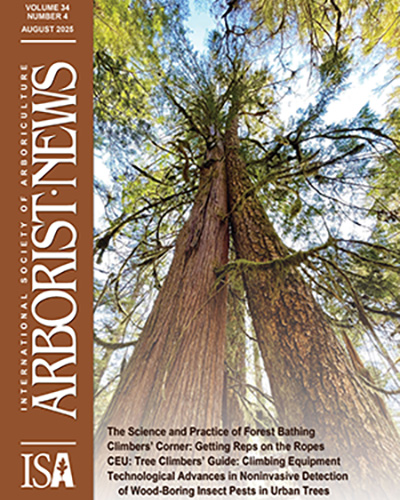 August Issue of Arborist News Online