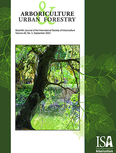 September 2023 Issue of Arboriculture & Urban Forestry Now Online!