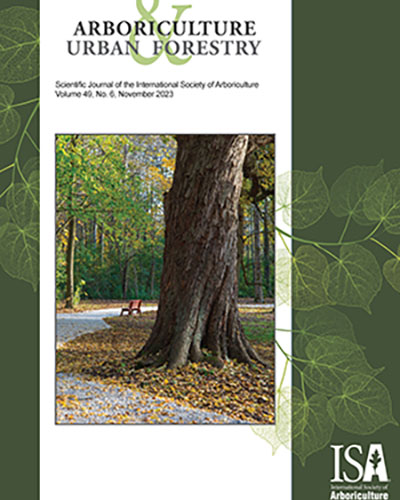 November 2023 Issue of Arboriculture & Urban Forestry Now Online!