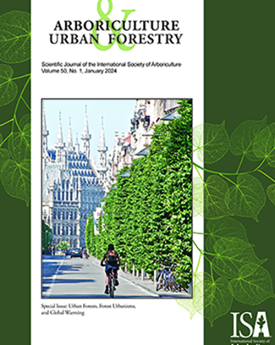 January 2024 Issue of Arboriculture & Urban Forestry Now Online!